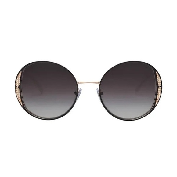 BVLGARI Accessories - BVLGARI Black Round Sunglasses